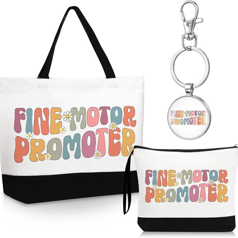 3 Pcs Occupational Therapy Gifts Fine Motor Promoter Tote Bag Mental Healthy Mak